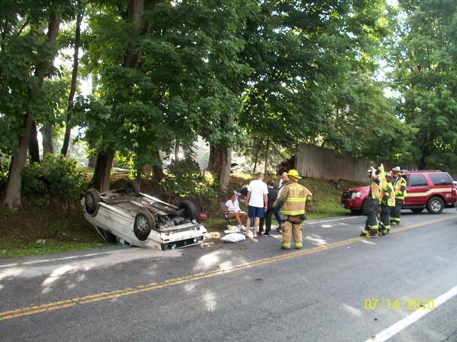 Lafayette Ave Rollover On 7/14/10